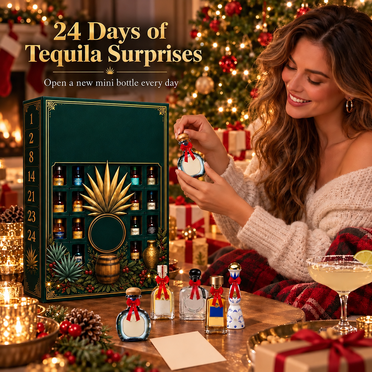 MOONBIFFY 24-day mini bottle advent calendar - image 1